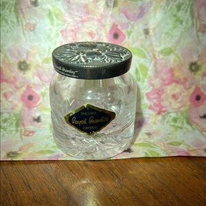 English - Crystal Vanity Jar